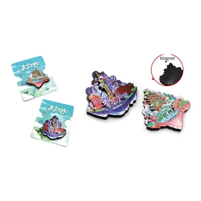 3D epoksiidist puidust magnet